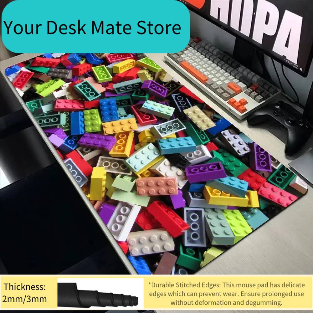 Gaming Keyboard Brand - Large Mouse Pad Design-Legos Desk Mouse