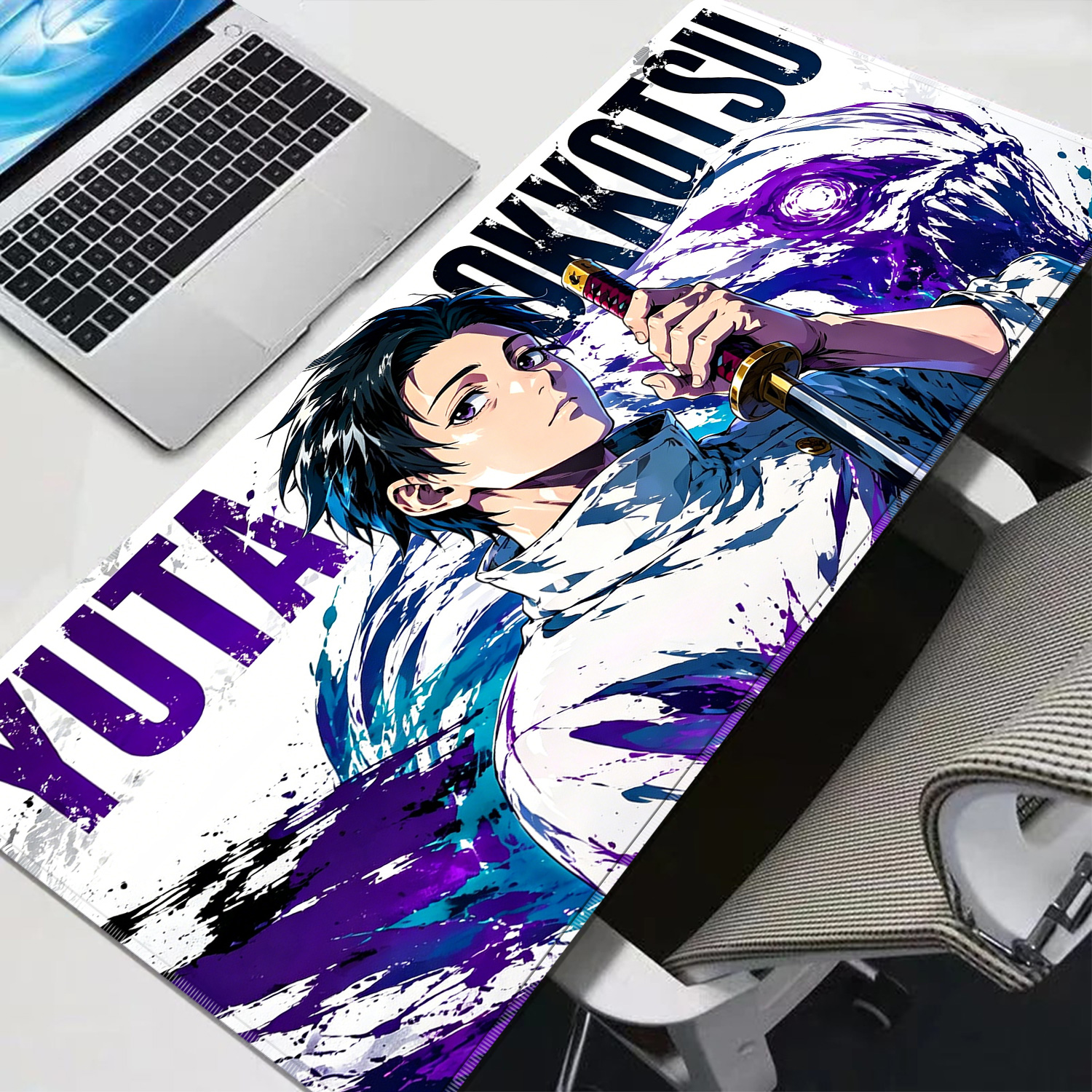 Gaming Keyboard Theme - HD Anime Purple Mouse Pads Yuta