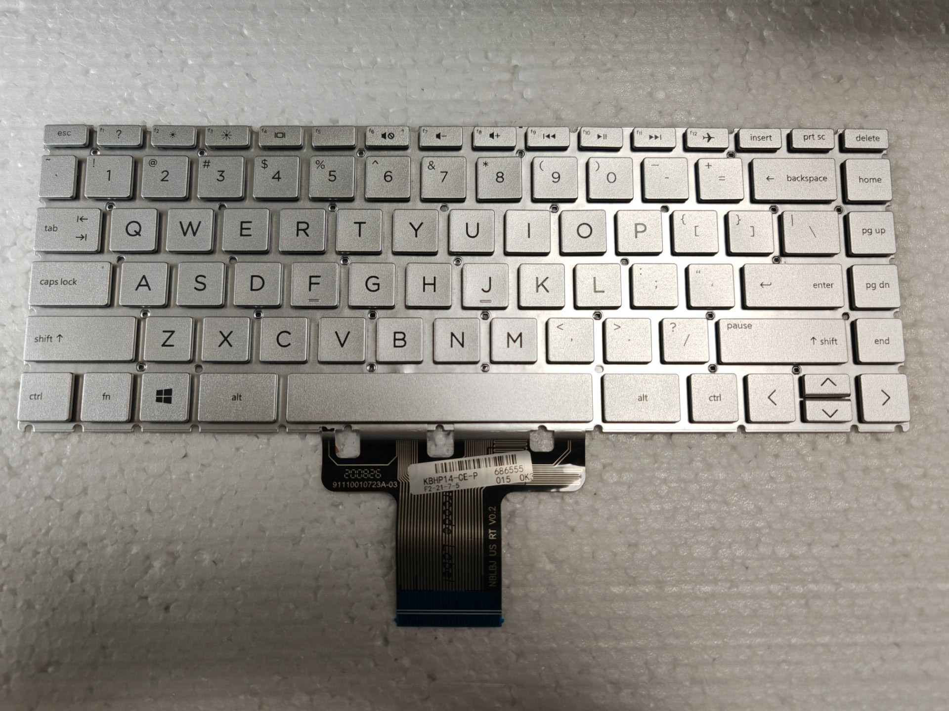 Gaming Keyboard Hp - US silver no backlit keyboard For