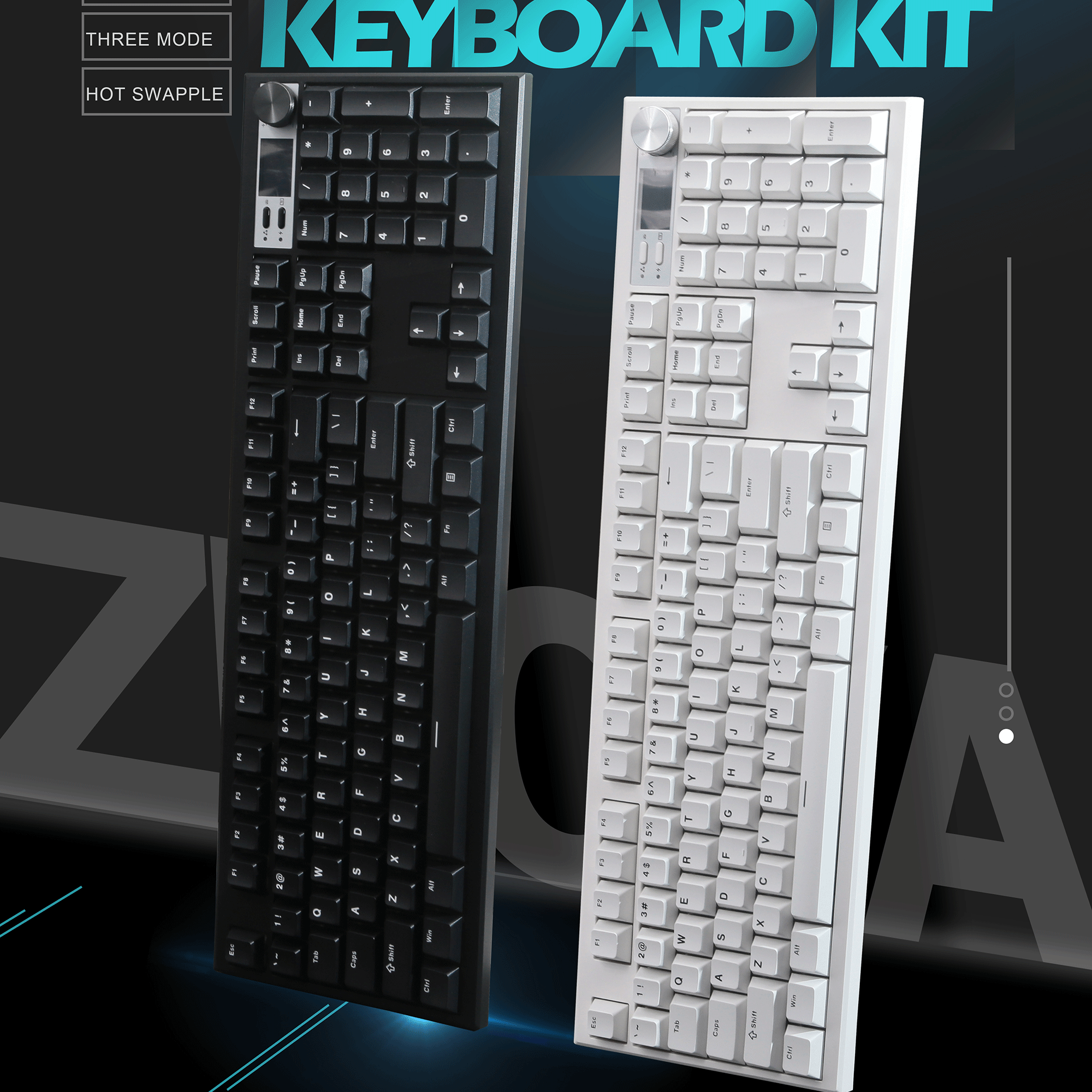 GMK104 DIY Hot Swappable Mecha - Gaming Keyboard Extension ulasan dan harga