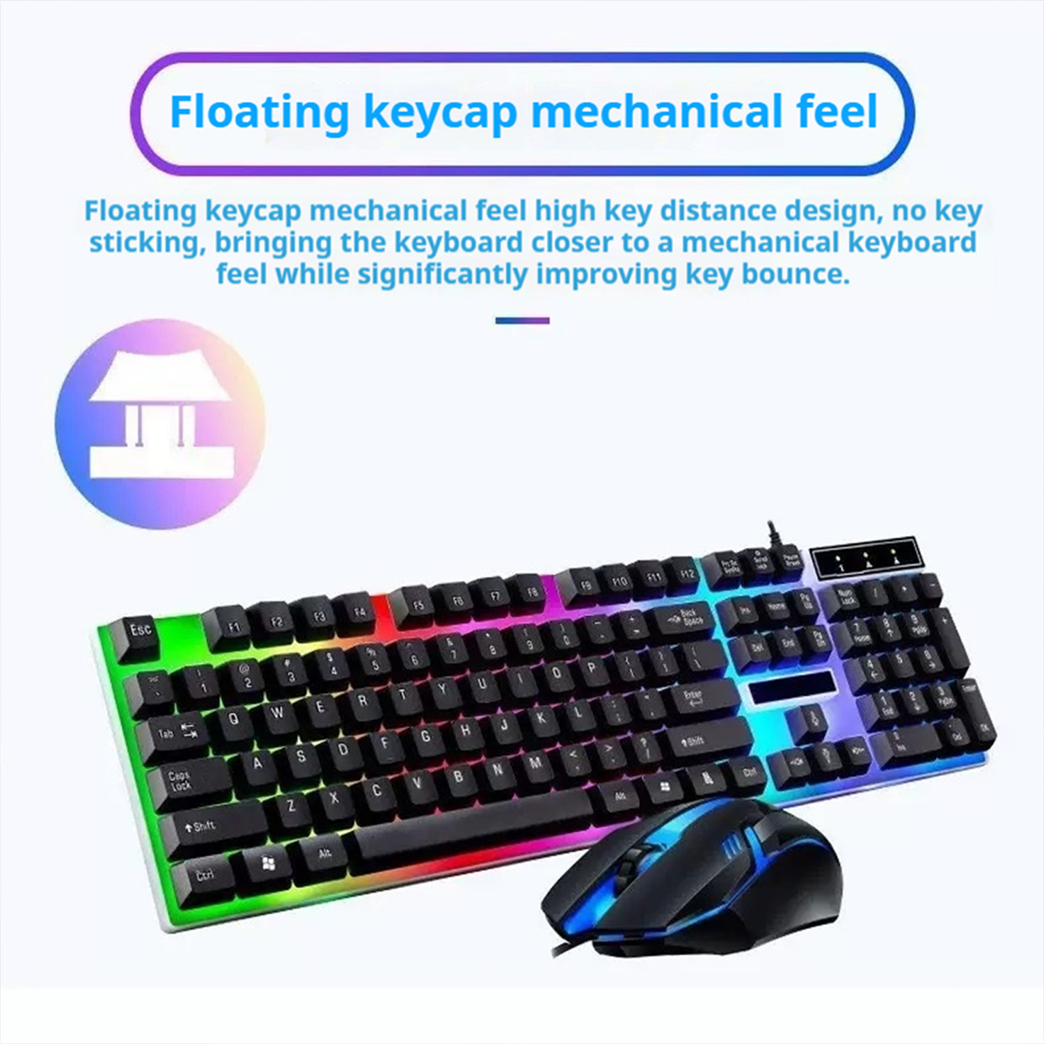 Gamer Keyboard And Mouse PC Ga - Gaming Keyboard Ergonomic ulasan dan harga