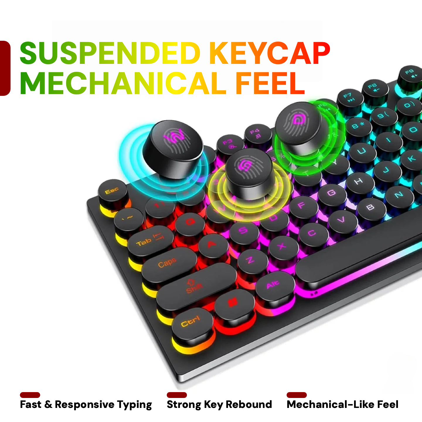 RGB Wired Gaming Keyboard Mous - Gaming Keyboard Extension ulasan dan harga