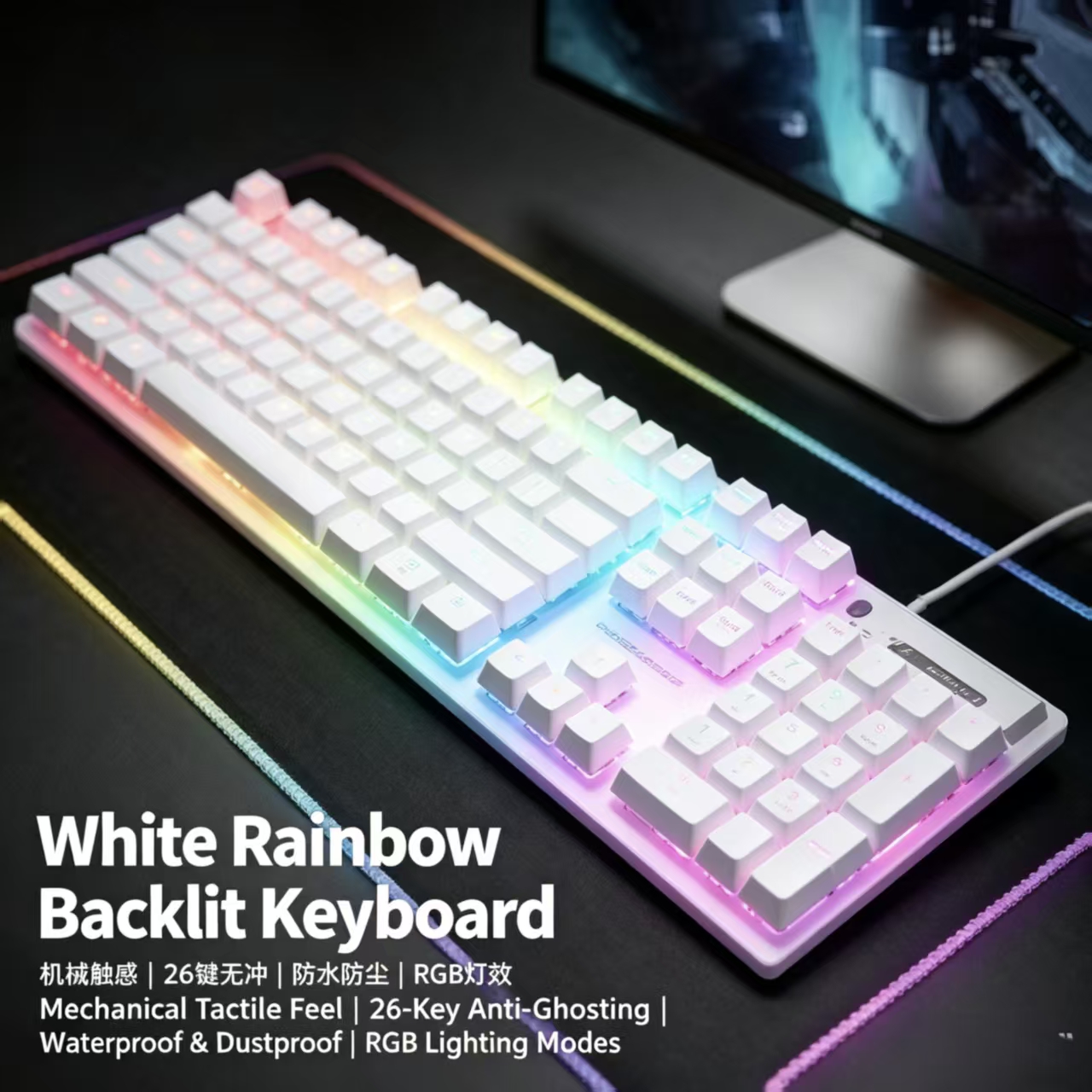 Pro-Pioneer GX330 Wired Mechan - Gaming Keyboard Mouse Set ulasan dan harga