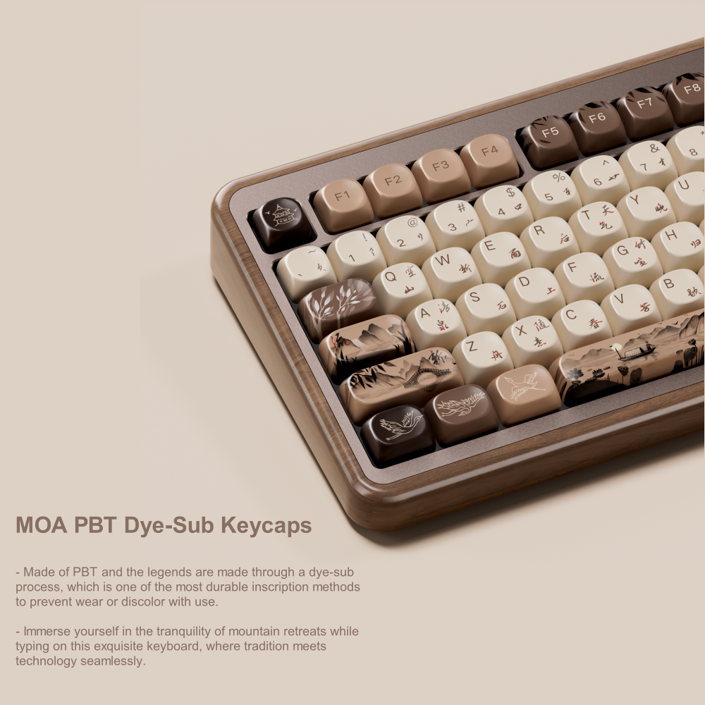 Akko MU02 75% Mountain Seclusi - Gaming Keyboard Bundle ulasan dan harga