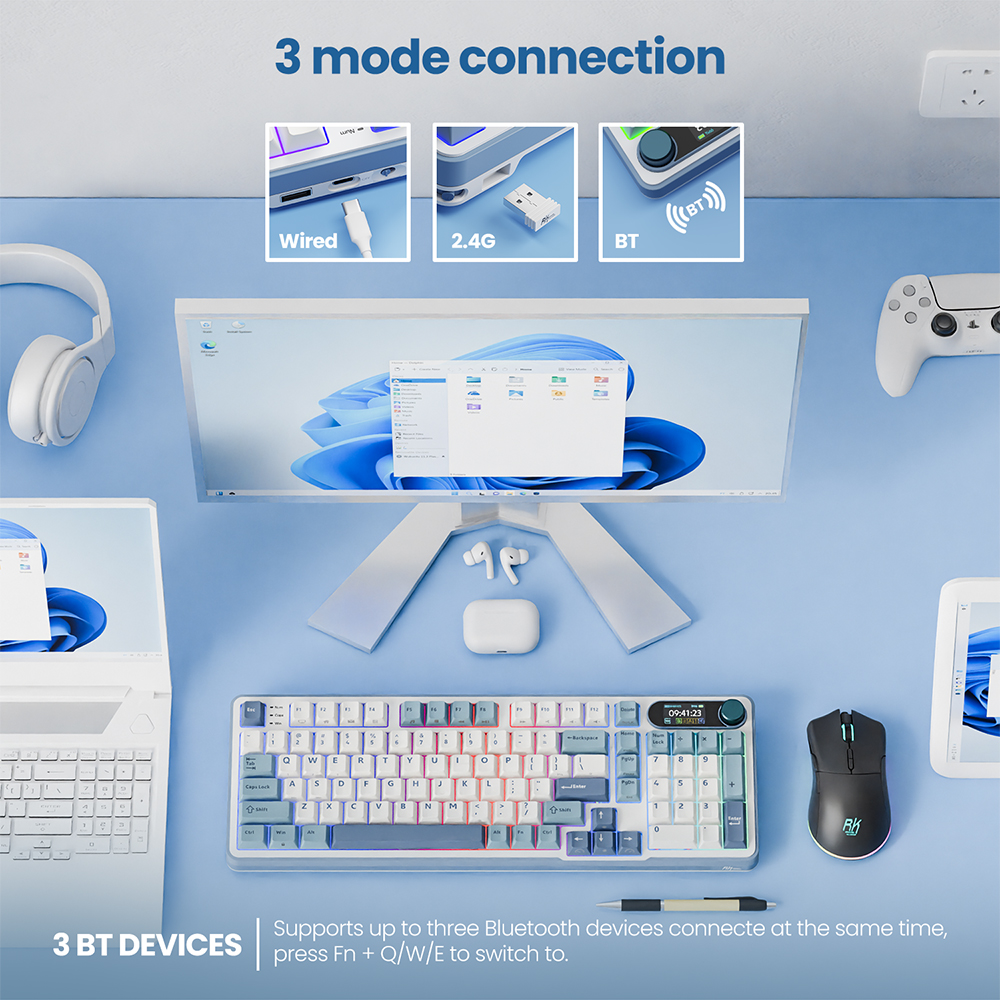 RK ROYAL KLUDGE S98 Mechanical - Gaming Keyboard Brand ulasan dan harga