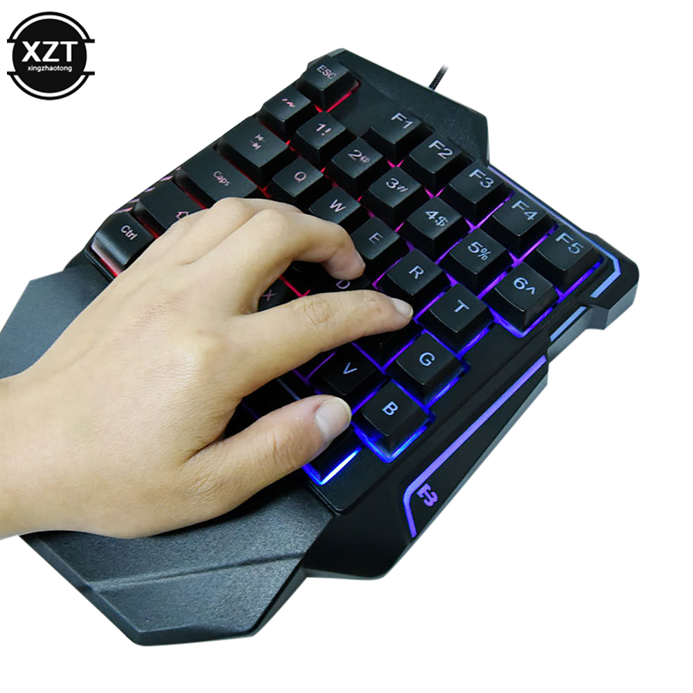 USB One-handed Keyboard Gaming - Gaming Keyboard 1 Hand ulasan dan harga