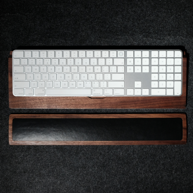 Woody Cowhide Palm Rest for Me - Gaming Keyboard Ergonomic ulasan dan harga