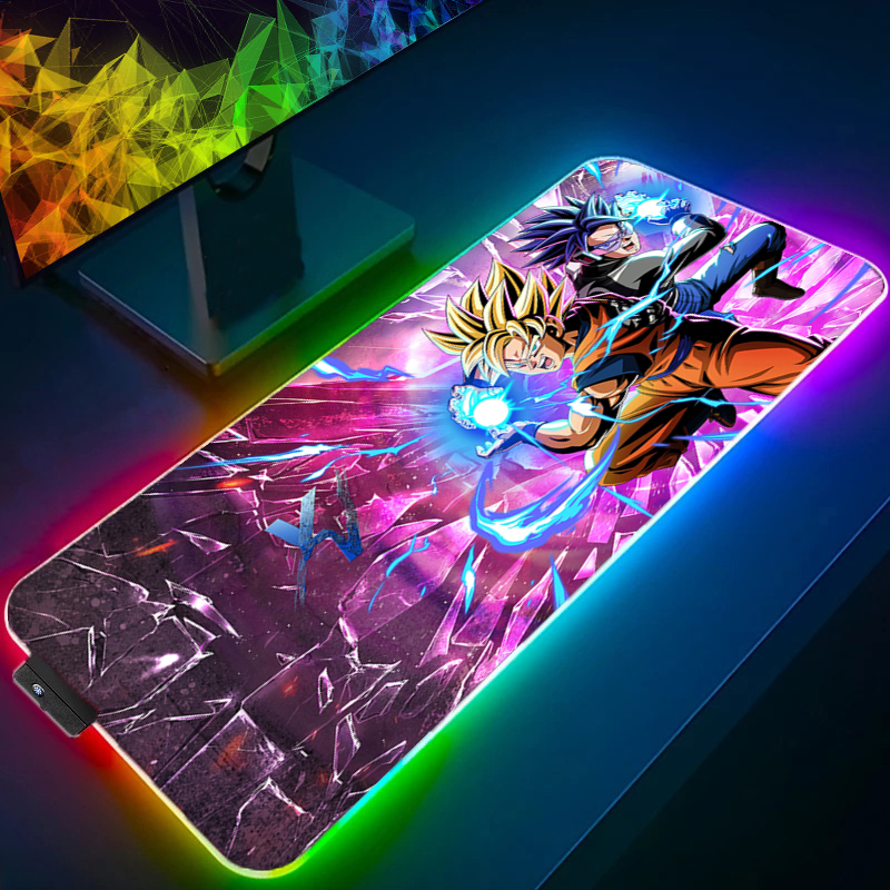 LED Mouse pad Dragon Ball Comp - Gaming Keyboard Theme ulasan dan harga