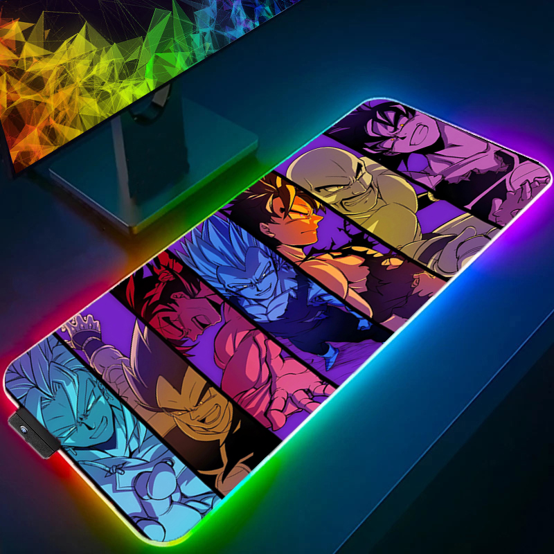 LED Mouse pad Dragon Ball Comp - Gaming Keyboard Theme ulasan dan harga