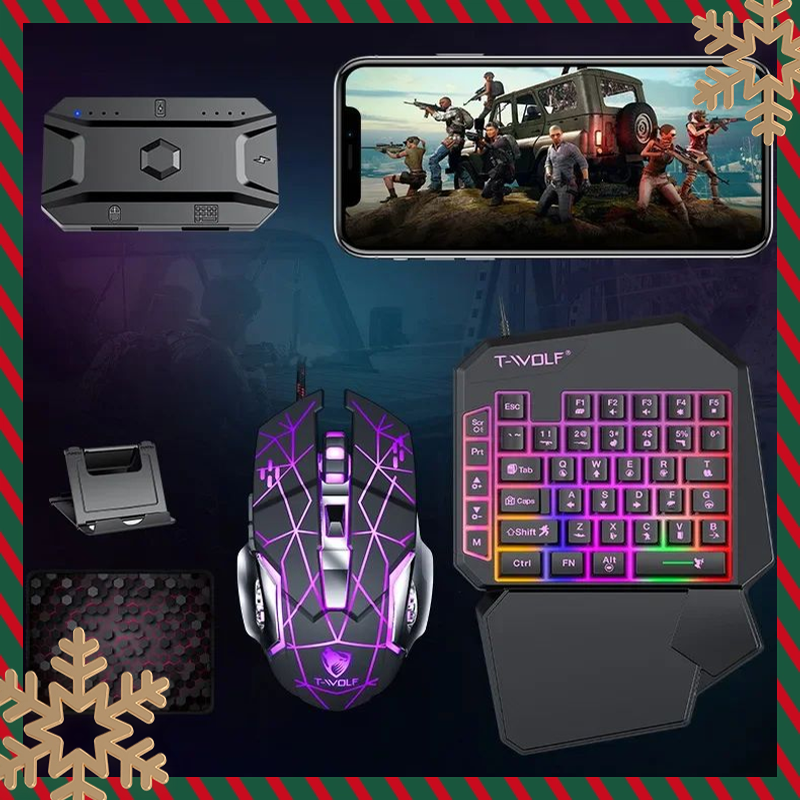 Kit Mobilador Gamer Kit Gaming - Gaming Keyboard 1 Hand ulasan dan harga