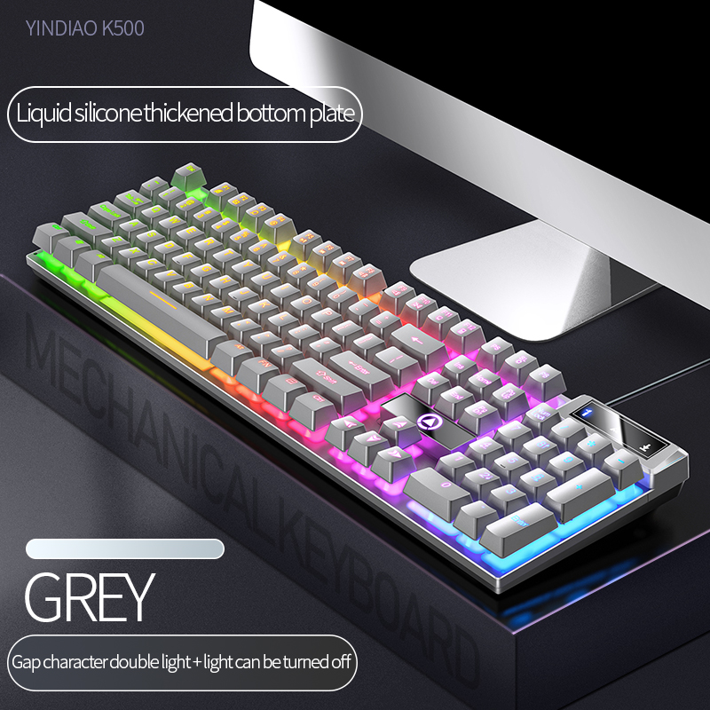 104 Keys Gaming Keyboard Wired - Gaming Keyboard Brand ulasan dan harga