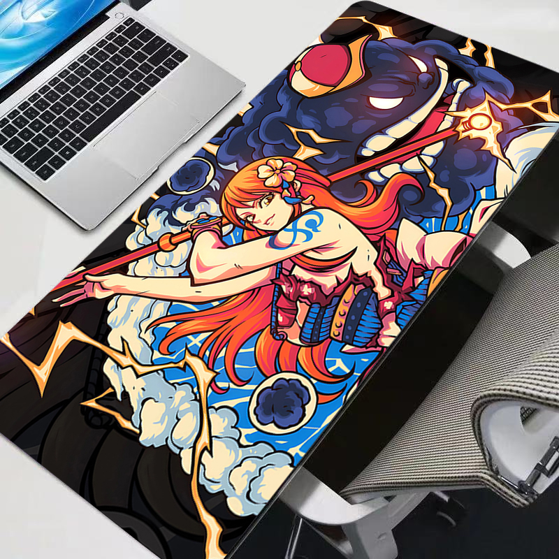 Mouse Pad Gamer One Piece Nami - Gaming Keyboard Theme ulasan dan harga