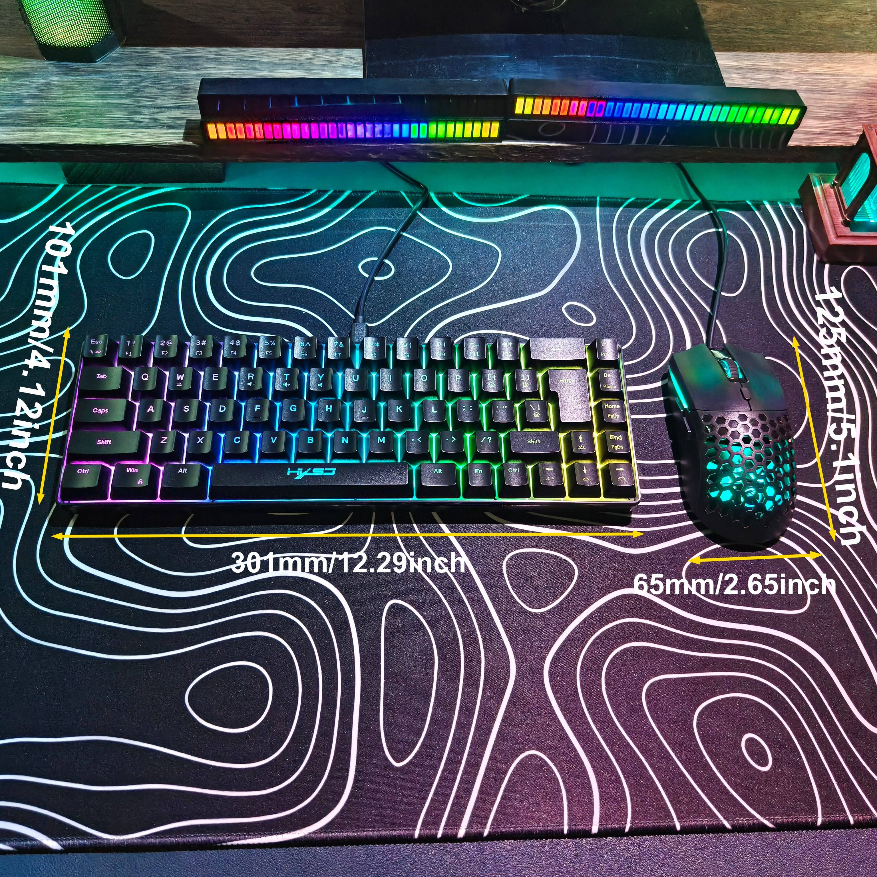 Compact HXSJ 68-Key Mouse and  - Gaming Keyboard Mouse Set ulasan dan harga