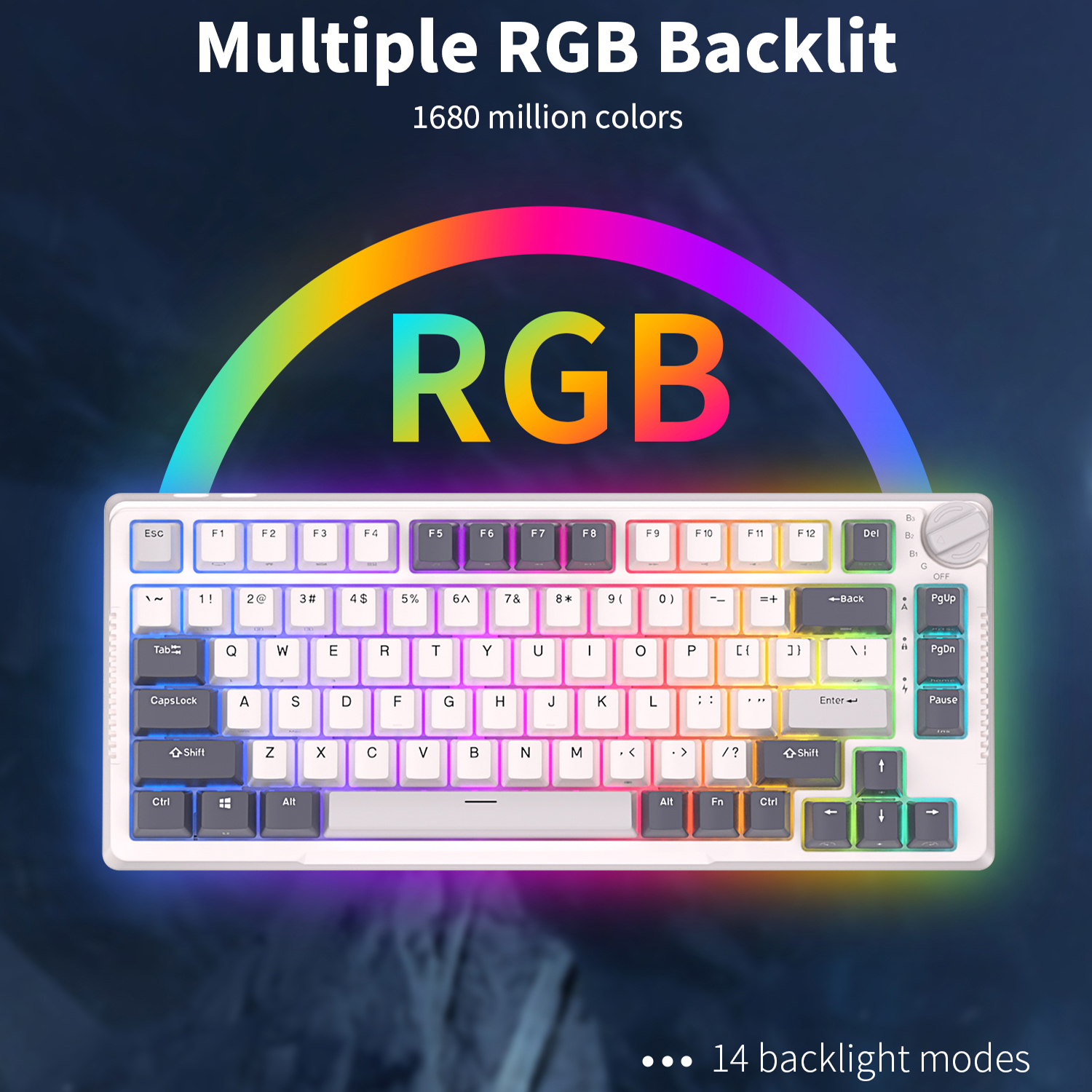 RK H81 Royal Kludge Gasket Str - Gaming Keyboard Brand ulasan dan harga