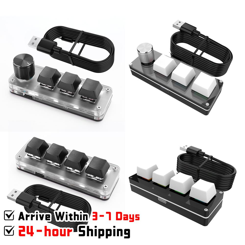 3 Key 1 Knob/4 Key Programming - Gaming Keyboard 1 Hand ulasan dan harga