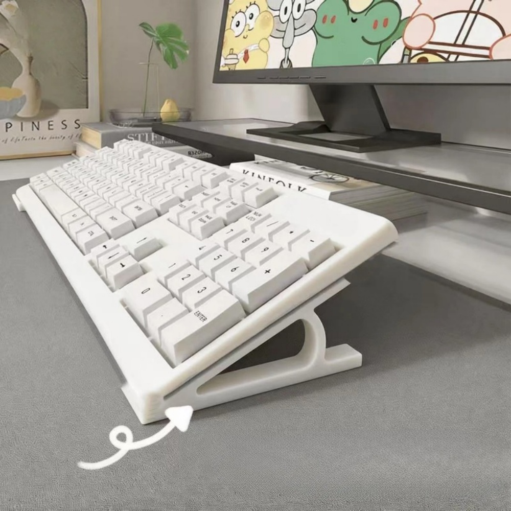 2pc Ergonomic Keyboard Riser F - Gaming Keyboard Ergonomic ulasan dan harga