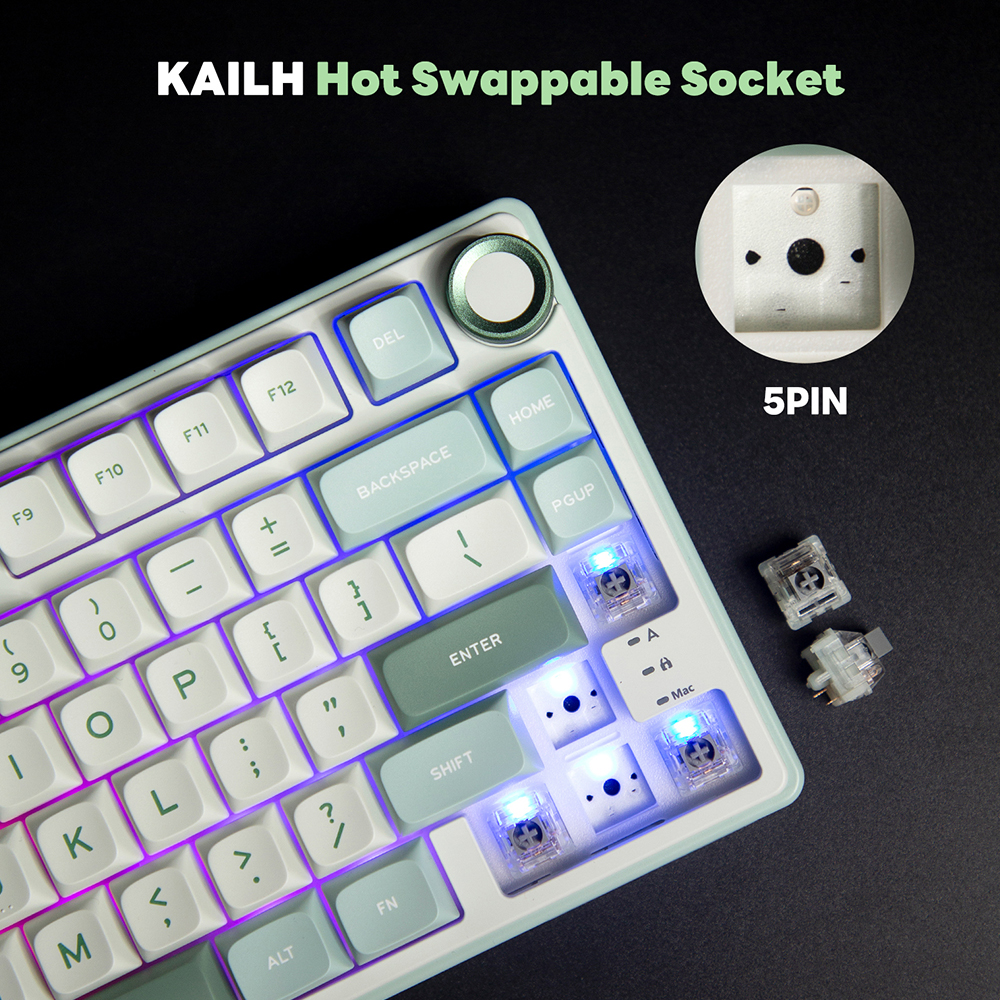 Royal Kludge RK R75 Brazilian  - Gaming Keyboard Brand ulasan dan harga