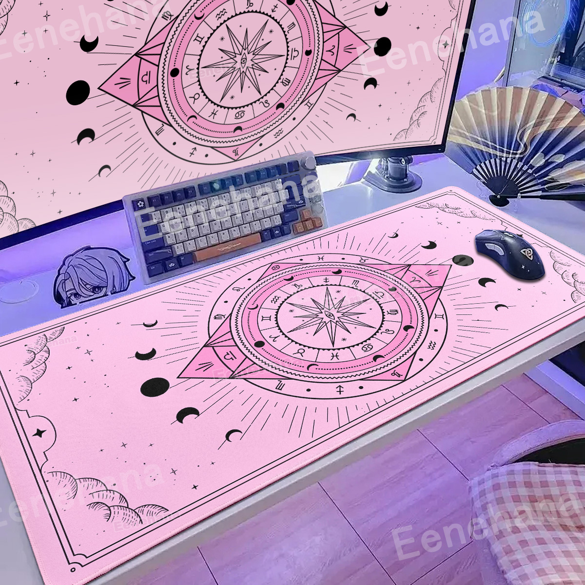 XXL Moon Card Mouse Pad Keyboa - Gaming Keyboard Brand ulasan dan harga