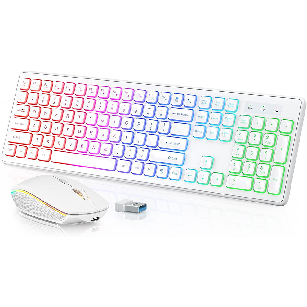 Backlit Wireless Keyboard and  - Gaming Keyboard Mouse Set ulasan dan harga