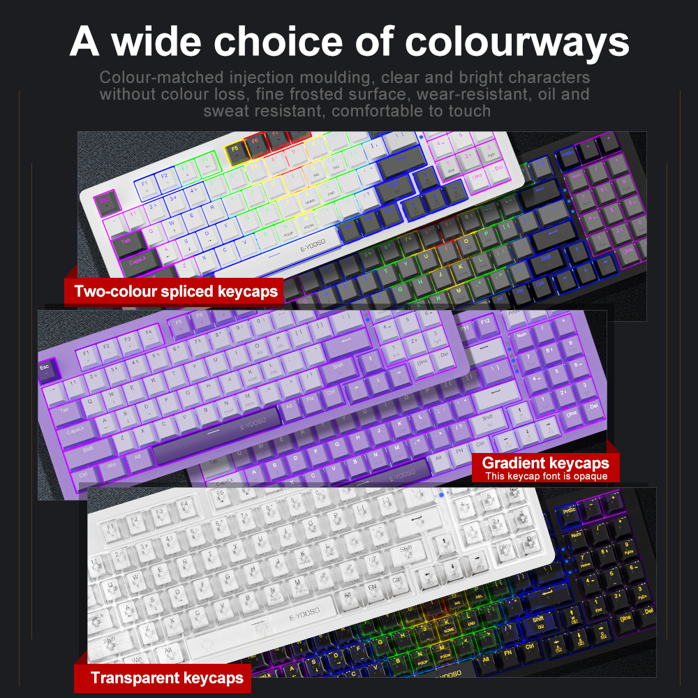 E-YOOSO Z94 USB Mechanical Gam - Gaming Keyboard Bundle ulasan dan harga